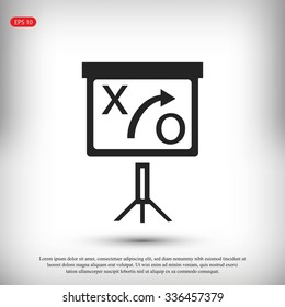 presentation sign icon