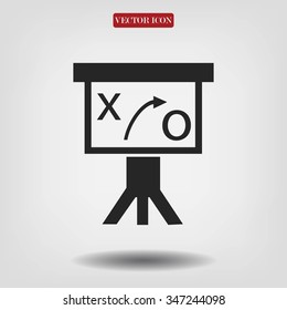 Presentation sign icon