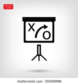 presentation sign icon