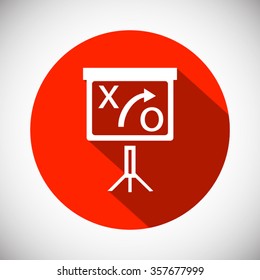 presentation sign icon