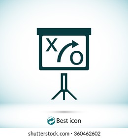presentation sign icon