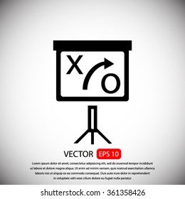 presentation sign icon