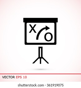 presentation sign icon