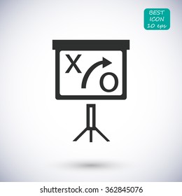 presentation sign icon