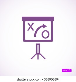 presentation sign icon