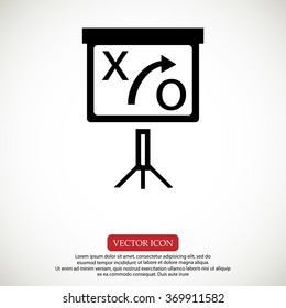 presentation sign icon