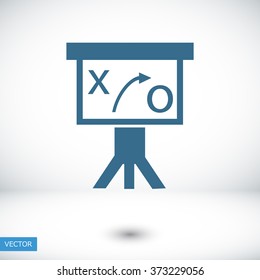 Presentation sign icon