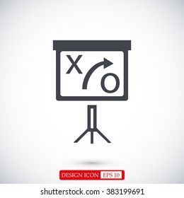 presentation sign icon