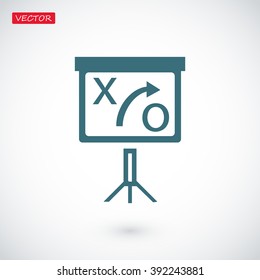 presentation sign icon