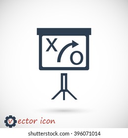 presentation sign icon