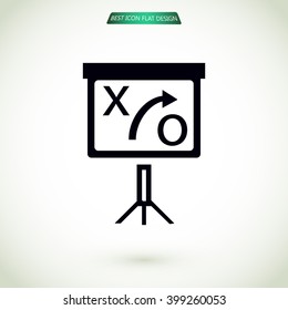 presentation sign icon