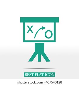 Presentation sign icon