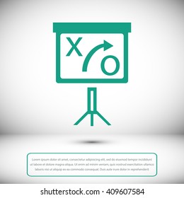 presentation sign icon