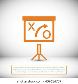 presentation sign icon