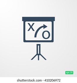 presentation sign icon