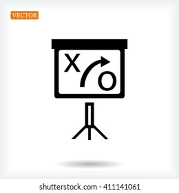 presentation sign icon