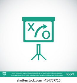 presentation sign icon