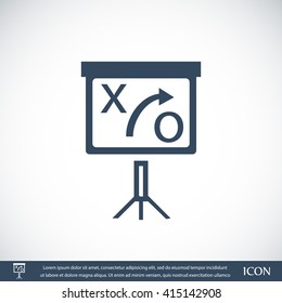 presentation sign icon