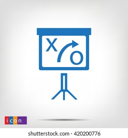 presentation sign icon