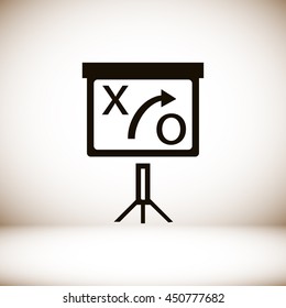 presentation sign icon