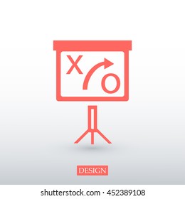 presentation sign icon
