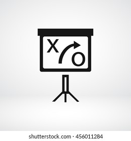 presentation sign icon