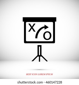 presentation sign icon
