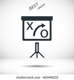 presentation sign icon