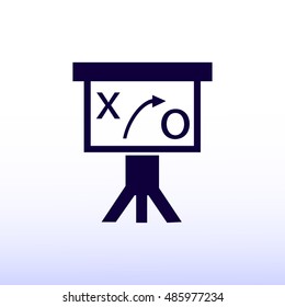 Presentation sign icon, vector best flat icon, EPS