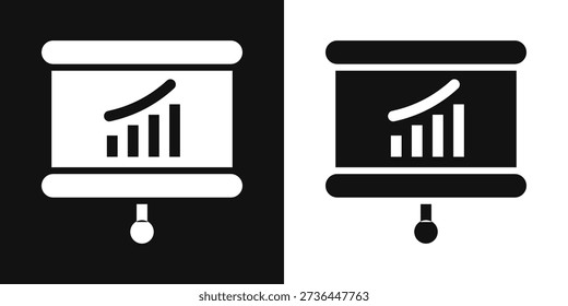 Presentation Simple and clear vector icon illustrating an essential idea or function