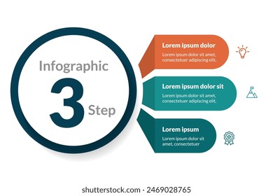 Präsentationsfolie Kommunizieren Sie komplexe Geschäftsprozesse mit dieser Reihe von bearbeitbaren Vektorgrafik-Vorlagen mit Prozessdiagrammen und abstrakten Datenvisualisierungen. 