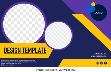 Presentation and slide layout background