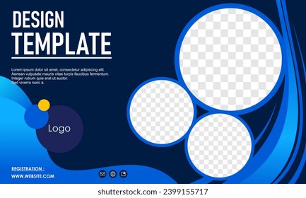 Presentation and slide layout background
