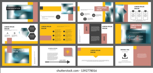 Presentation and slide layout background. Design yellow geometric template. Use for business annual report, flyer, marketing, leaflet, advertising, brochure, modern style.