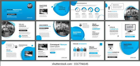 Presentation and slide layout background. Design blue gradient geometric template. Use for business annual report, flyer, marketing, leaflet, advertising, brochure, modern style.