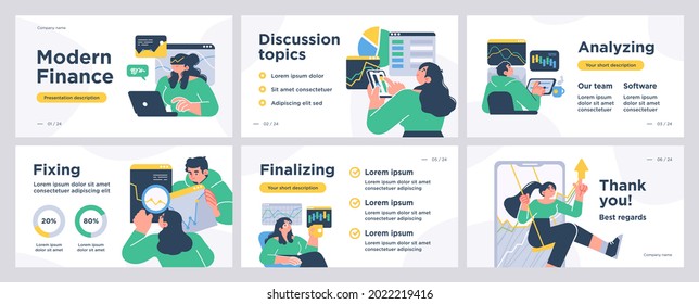 Presentation and slide layout background. Design template with business people. Use for business annual report, flyer, marketing, leaflet, advertising, brochure, modern style. Vector illustration