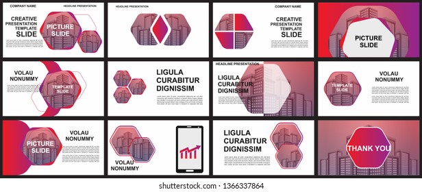 Presentation and slide layout background. elements for slide presentations on a white background Use for business annual report, brochure, flyer, marketing, leaflet, advertising, modern style. Vector
