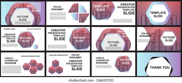 Presentation and slide layout background. elements for slide presentations on a white background Use for business annual report, brochure, flyer, marketing, leaflet, advertising, modern style. Vector