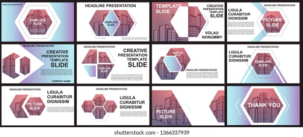 Presentation and slide layout background. elements for slide presentations on a white background Use for business annual report, brochure, flyer, marketing, leaflet, advertising, modern style. Vector