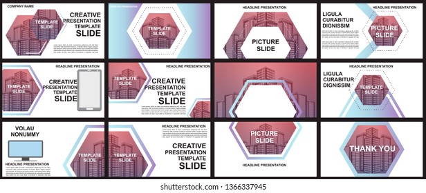Presentation and slide layout background. elements for slide presentations on a white background Use for business annual report, brochure, flyer, marketing, leaflet, advertising, modern style. Vector