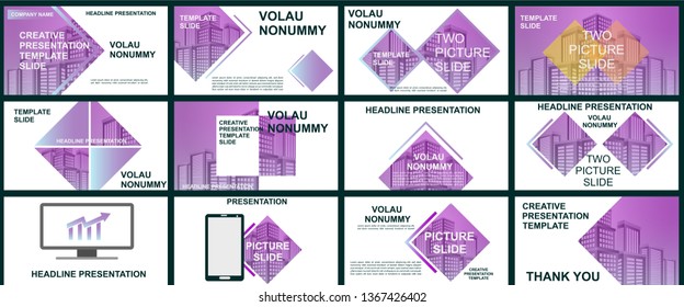 Presentation and slide layout background. elements for slide presentations on a white background. Use for business annual report, brochure, flyer, marketing, leaflet, advertising, modern style.Vector