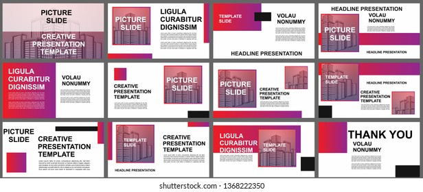 Presentation and slide layout background. elements for slide presentations on a white background. Use for business annual report, brochure, flyer, marketing, leaflet, advertising, modern style.Vector