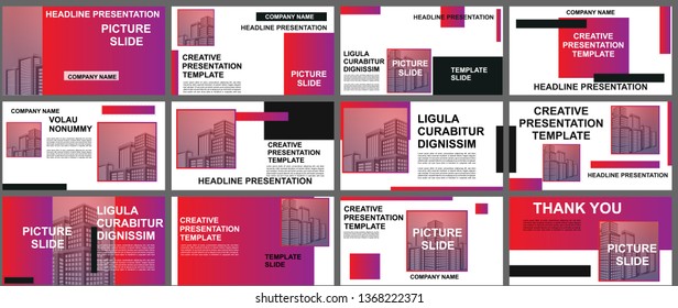 Presentation and slide layout background. elements for slide presentations on a white background. Use for business annual report, brochure, flyer, marketing, leaflet, advertising, modern style.Vector