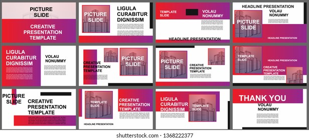 Presentation and slide layout background. elements for slide presentations on a white background. Use for business annual report, brochure, flyer, marketing, leaflet, advertising, modern style.Vector