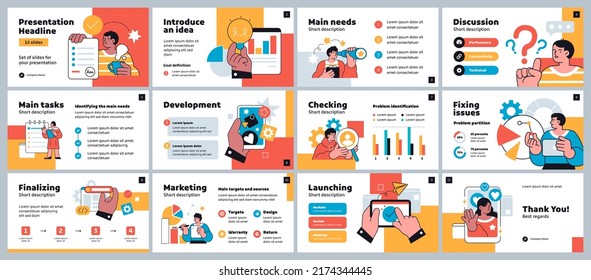 Presentation and slide layout background. Yellow design template with business people. Use for business annual report, flyer, marketing, leaflet, advertising, brochure, modern style.