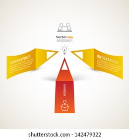 Presentation slide template editable at your choosing. Vector illustration.