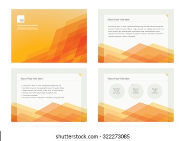 Presentation slides template design/ Brochure cover and page layout template/ Business card and stationery design Abstract background pattern/ Web banner design/ 