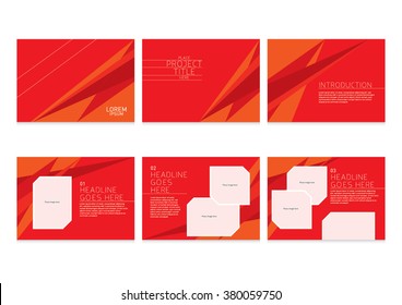 Presentation slides template design/ Brochure cover and page layout template/ Business card and stationery design Abstract background pattern/ Web banner design/Brochure cover and inner pages design