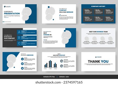 Diapositivas de presentación.Diseño moderno de portada de folletos. Elementos de infografía creativa set Presentaciones, volantes y folletos, informes corporativos, marketing, publicidad, informes anuales, banner