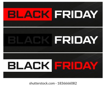 Presentation template with black friday for flyer design. Cover template. Website template design. Vector illustration. Discount coupon. Black friday sale.